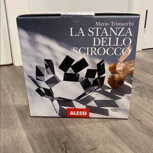 Alessi Black Decorative Bowl NEW